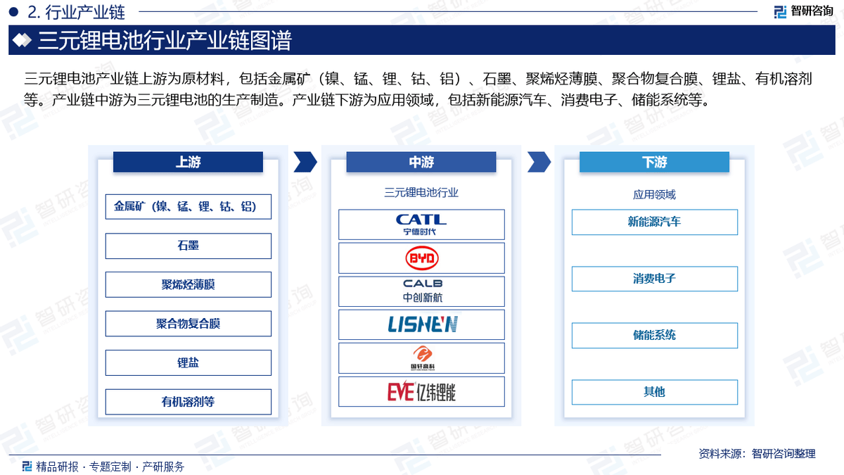 中国三元锂电池行业发展环境分析及市场前景预测报告（2025版